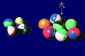 ジャグリングボール(大)110g 各色 体を動かす遊び