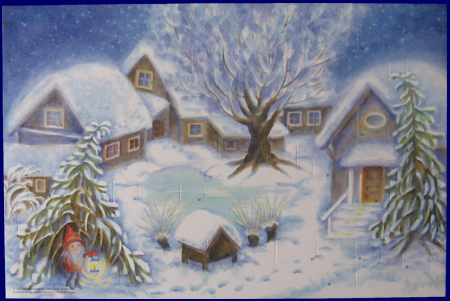 Christmas in the Yard �iNo.A042) �A�h�x���g�E�J�����_�[ �傫���T�C�Y