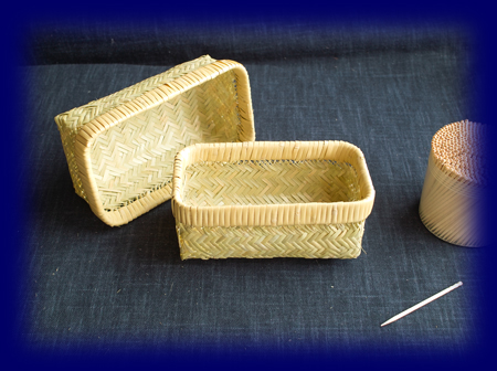 篠竹弁当箱 ミニサイズ 雑貨 お弁当箱