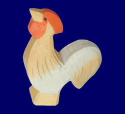 オストハイマー社 おんどり 雄鶏 黄土色 Rooster ochre ostheimer 木製 人形