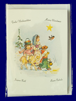 ポップアップカード・こどもたちの祝福 No.450 クリスマスカード・グリーティングカード